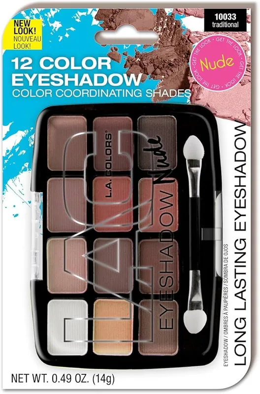 L.A. COLORS 12 Color Eyeshadow Palette - L.A. COLORS SOMBRAS en Panama