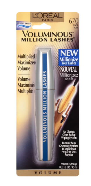L'Oréal Paris Voluminous Million Lashes Waterproof - 630 - Blackest Black - LOREAL MASCARA  - Comprar en Panama