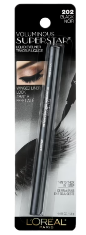  L'Oreal Voluminous Superstar 202 Black Noir - LOREAL DELINEADOR DE OJO  - Comprar en Panama