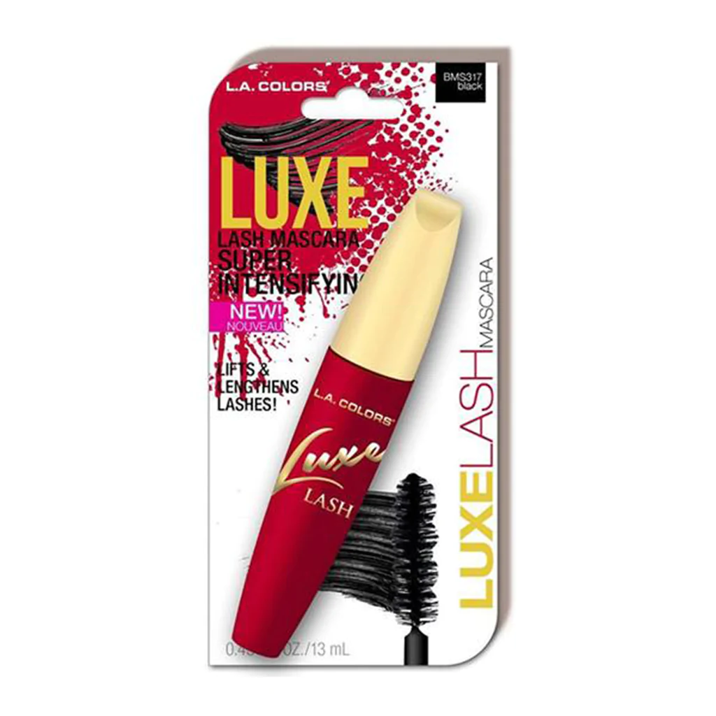  L.A. Colors  Mascara Luxe Lash  Super  - BLACK 
