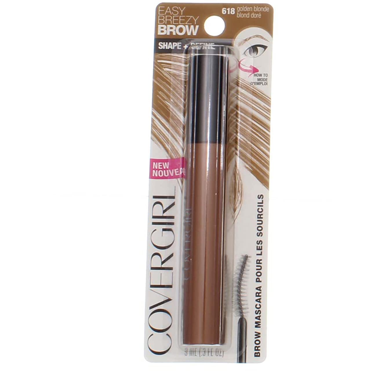 Covergirl Máscara para cejas Easy Breezy -  618 Rubio Dorado