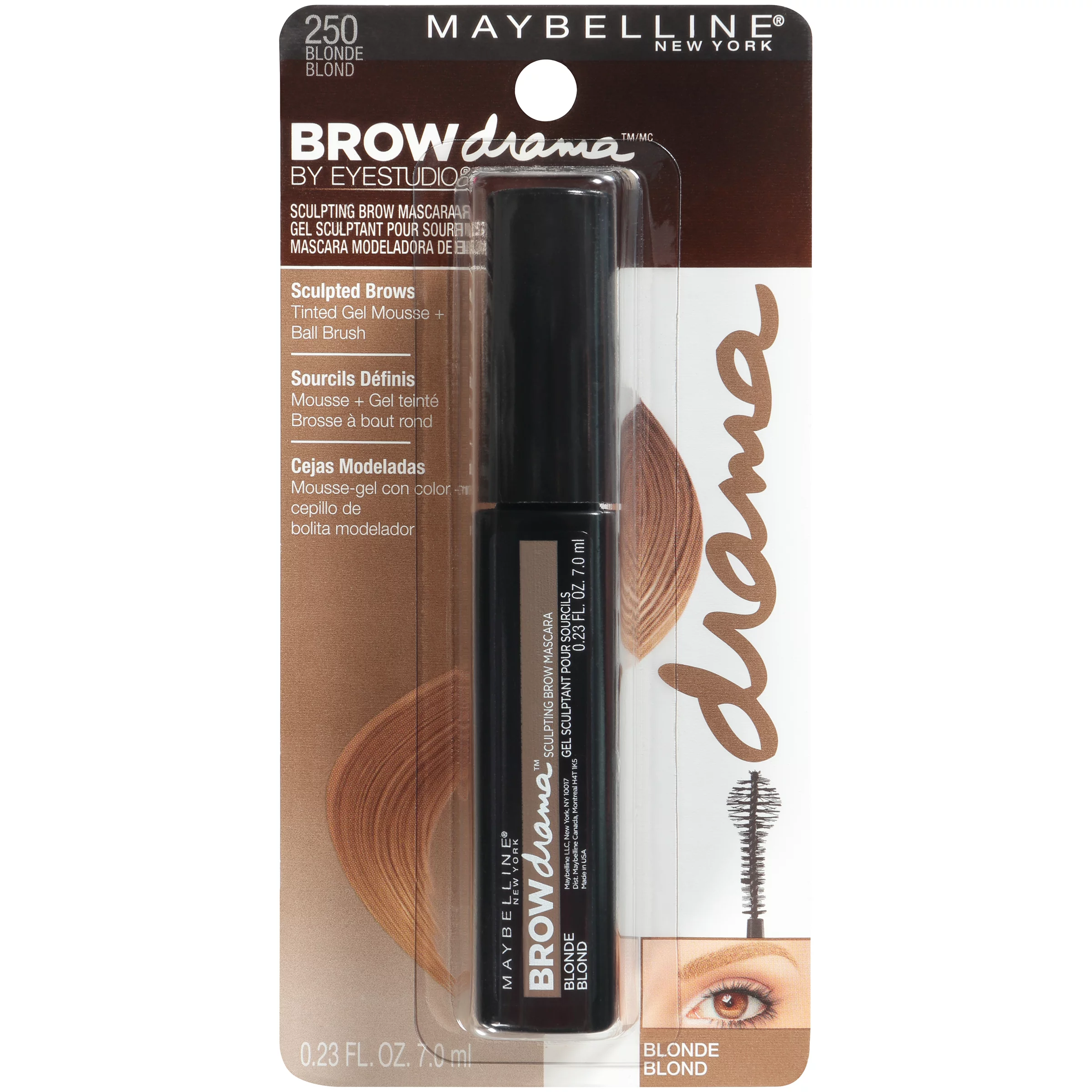 Maybelline Mascara - Brow Drama - 250 Blonde