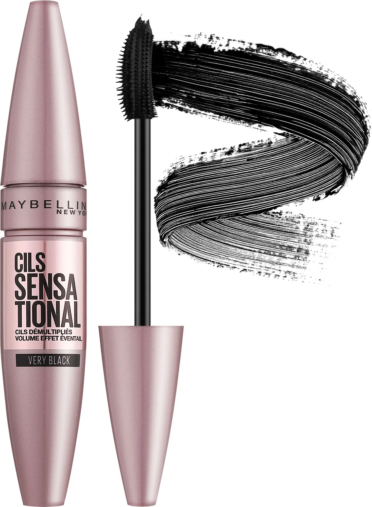 LASH SENSATIONAL - MAYBELLINE - 253 BLACKEST BLACK - SIN EMPAQUE  - MAYBELLINE MASCARA  en Panama