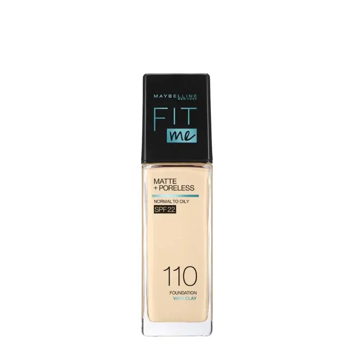 MAYBELLINE FIT ME MATTE + PORELESS – 110 PORCELAIN - MAYBELLINE BASES  en Panama