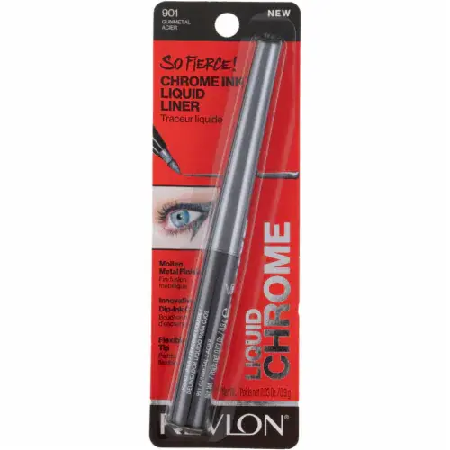 REVLON SO FIERCE! CHROME INK – 901 GUNMETAL - REVLON DELINEADOR DE OJO  - Comprar en Panama