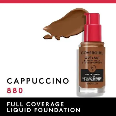COVERGIRL - OUTLAST EXTREME WEAR – 880 CAPPUCCINO - COVERGIRL - vista adicional