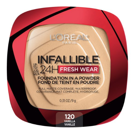 L’ORÉAL INFALLIBLE FRESH WEAR – 120 VANILLA - LOREAL POLVOS  - Comprar en Panama