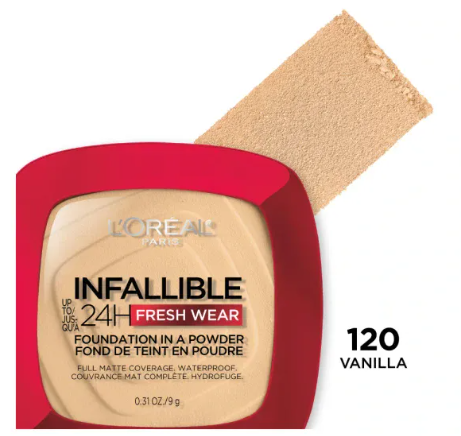 L’ORÉAL INFALLIBLE FRESH WEAR – 120 VANILLA - LOREAL - vista adicional