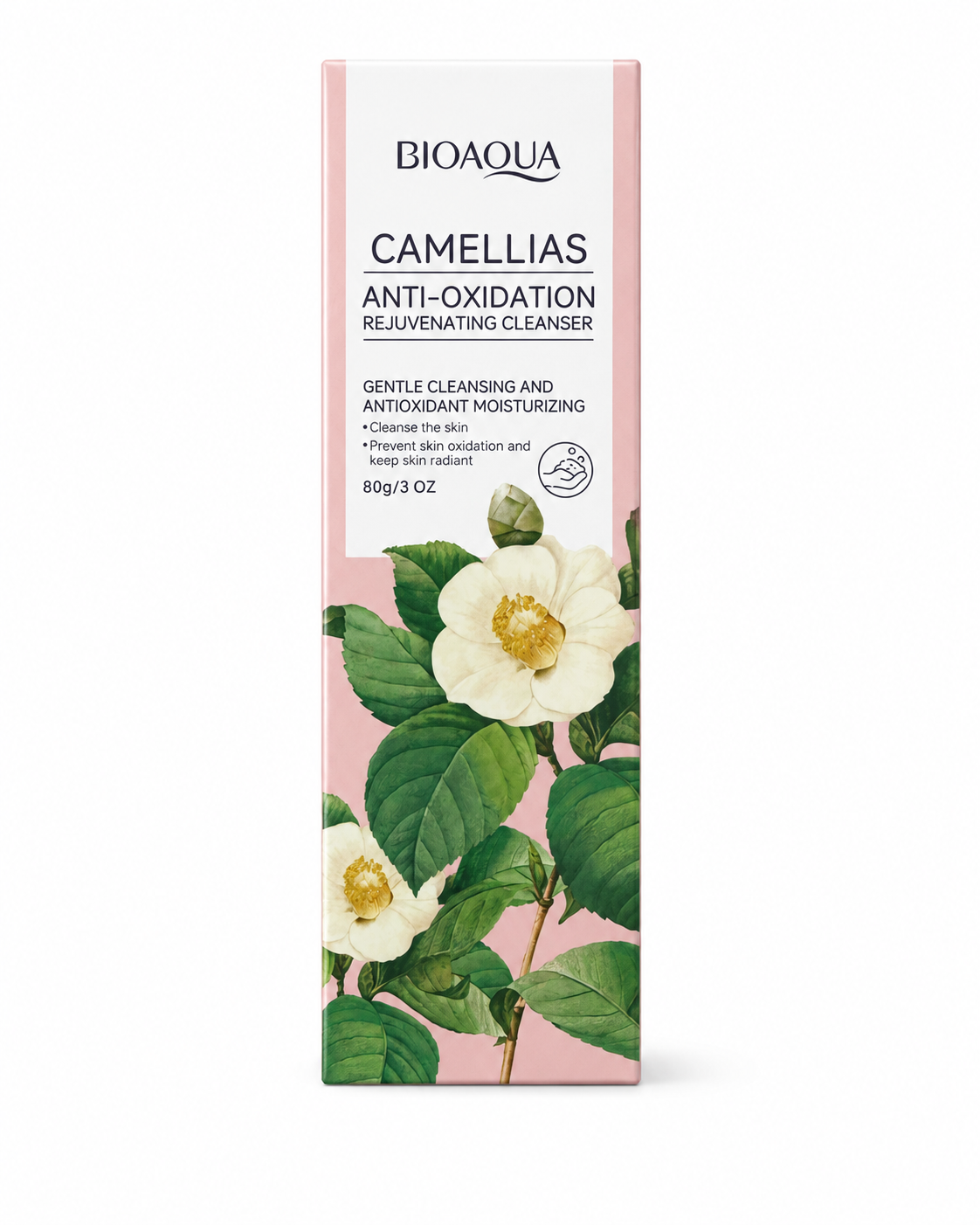 BIOAQUA CAMELLIAS ANTI-OXIDATION CLEANSER - 80G