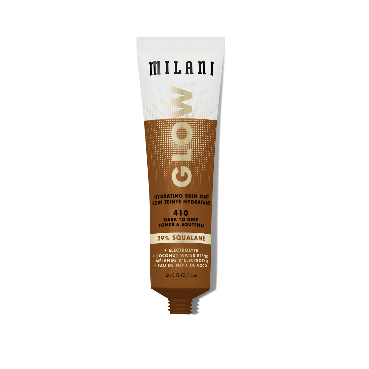 MILANI GLOW HYDRATING SKIN TINT – 410 DARK TO DEEP - MILANI BASES  en Panama