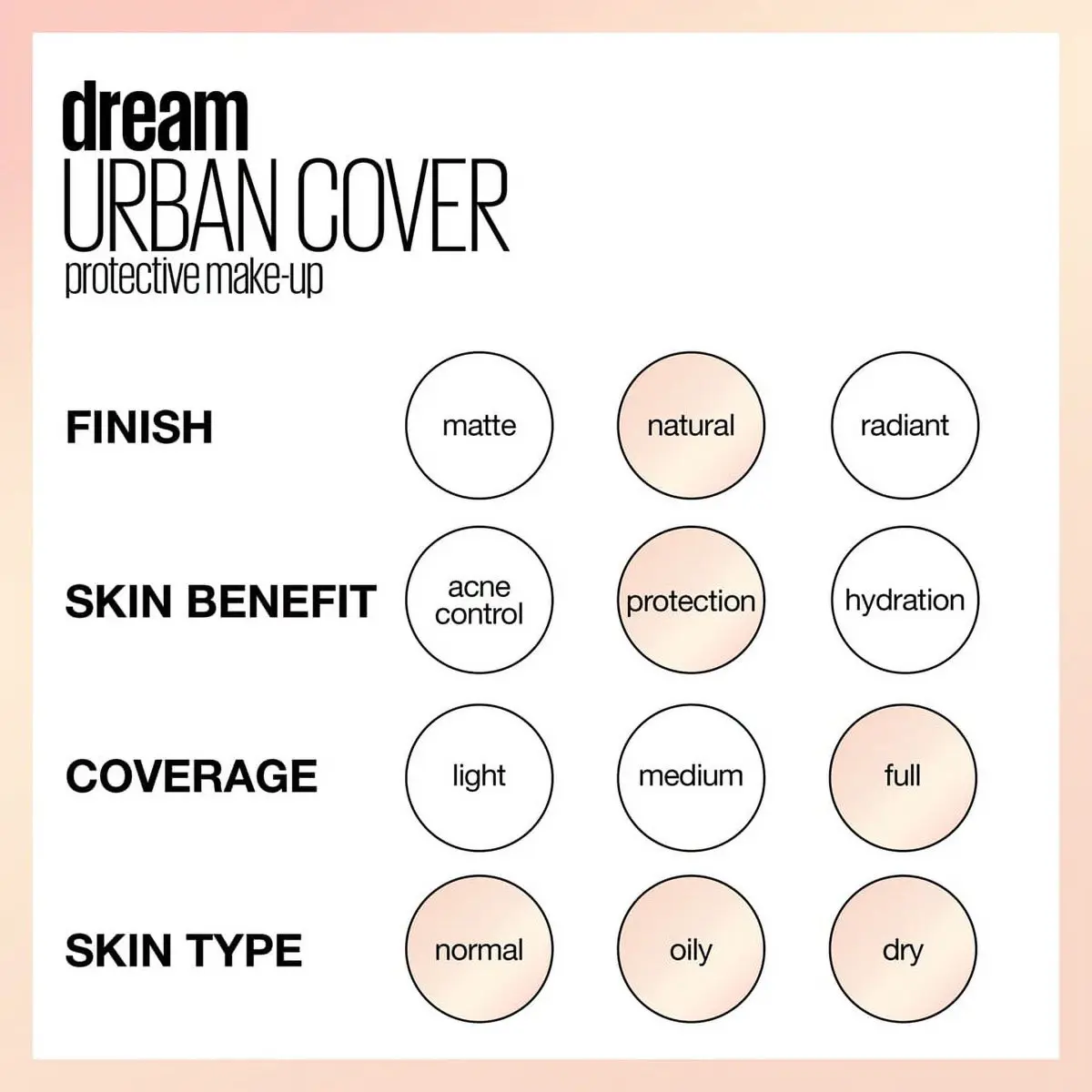 MAYBELLINE DREAM URBAN COVER – 362 TRUFFLE - MAYBELLINE - vista adicional
