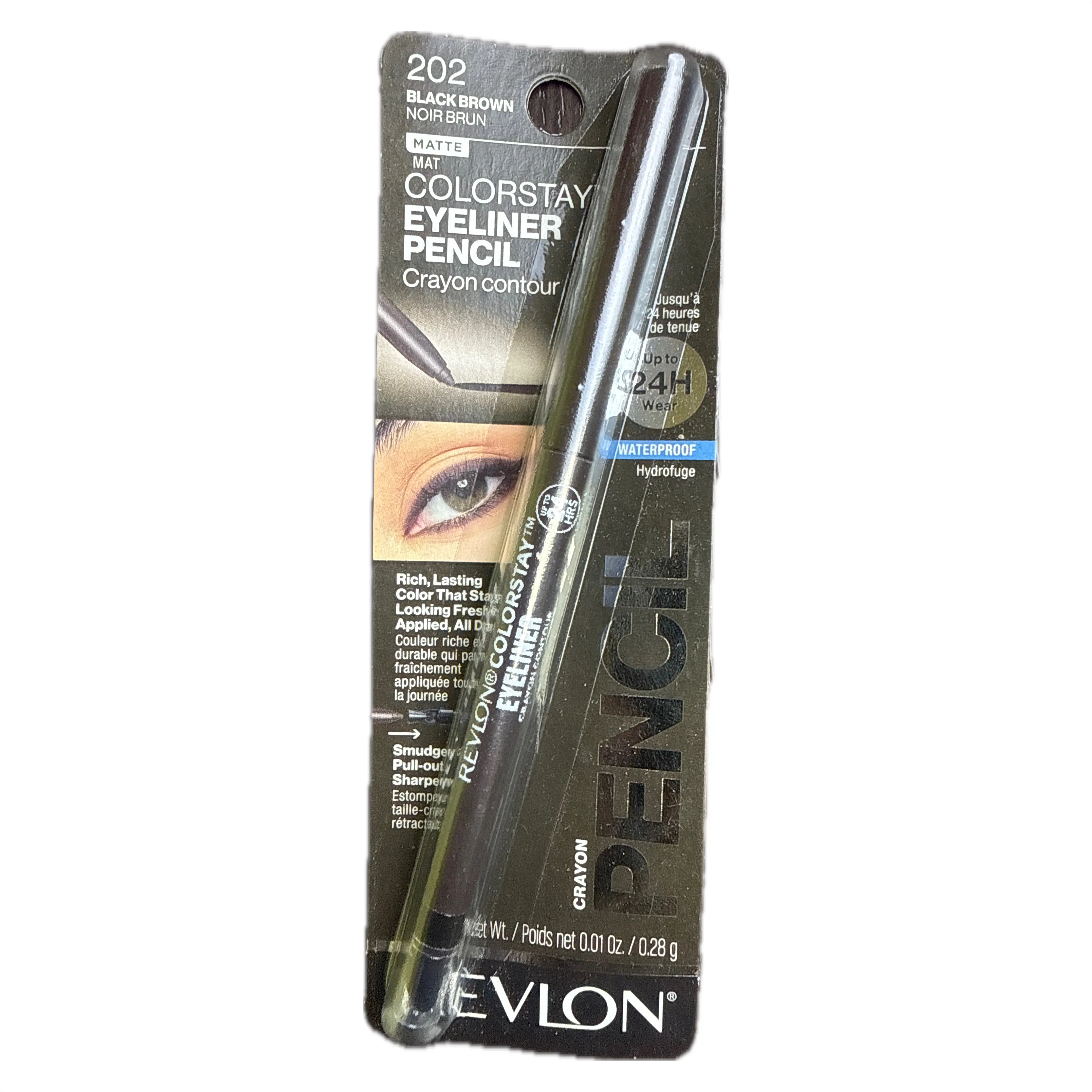 REVLON - COLORSTAY EYELINER PENCIL - 202 BLACK BROWN - Revlon DELINEADOR DE OJO  - Comprar en Panama