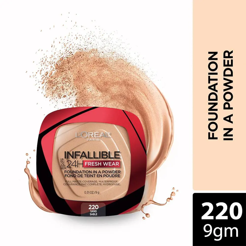 L’ORÉAL INFALLIBLE FRESH WEAR – 220 Sand Sable - LOREAL - vista adicional
