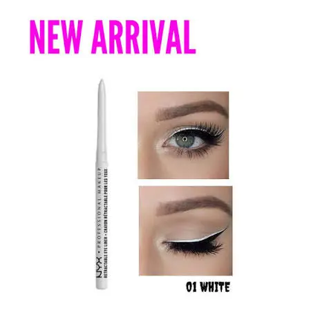 NYX - RETRACTABLE EYE LINER - MPE01 WHITE - Nyx - vista adicional