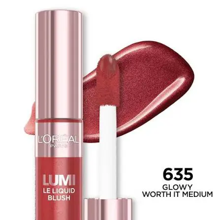 L’Oréal Lumi Le Liquid Blush 635 Glowy Worth It Medium - LOREAL - vista adicional