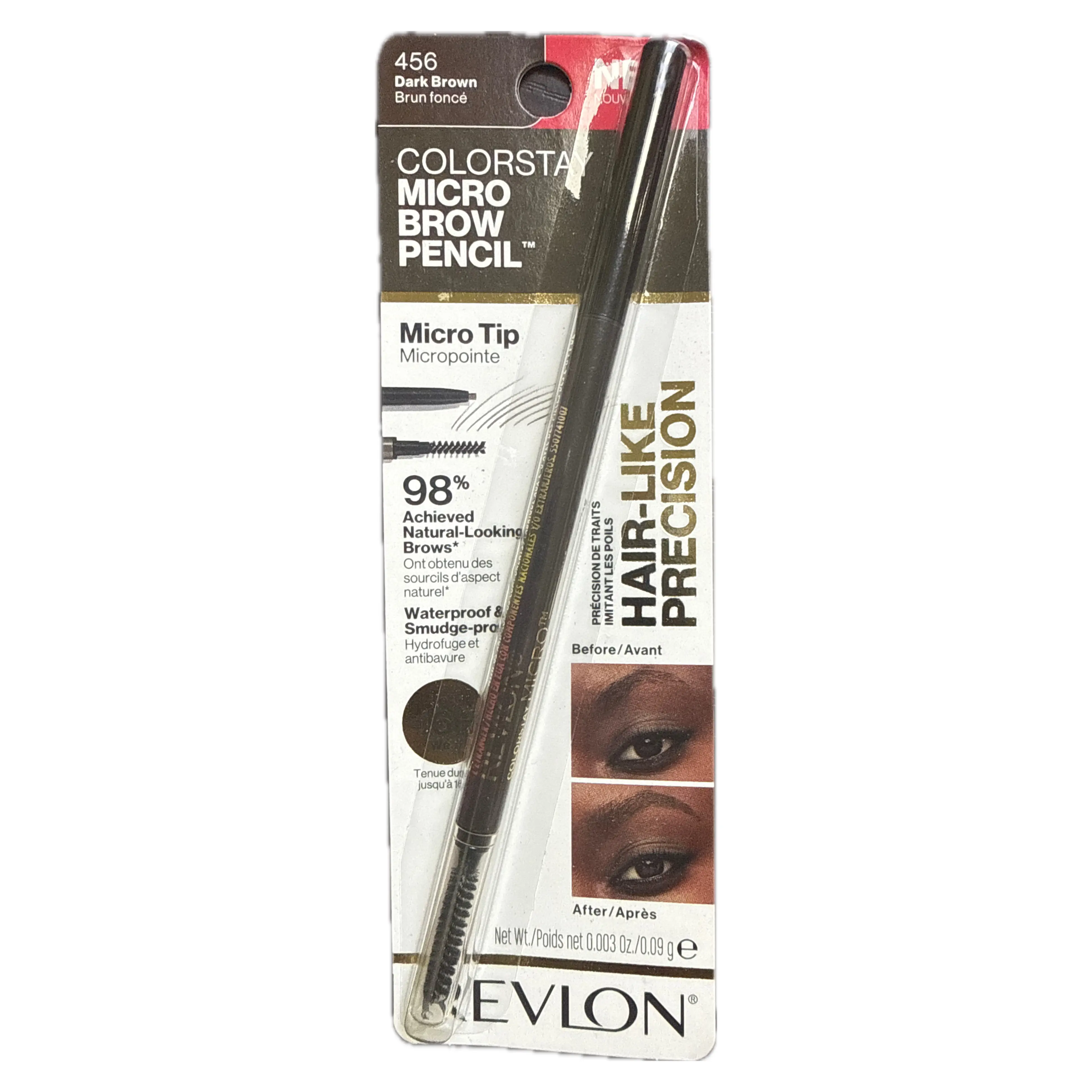 REVLON - COLORSTAY MICRO BROW PENCIL - 456 DARK BROWN