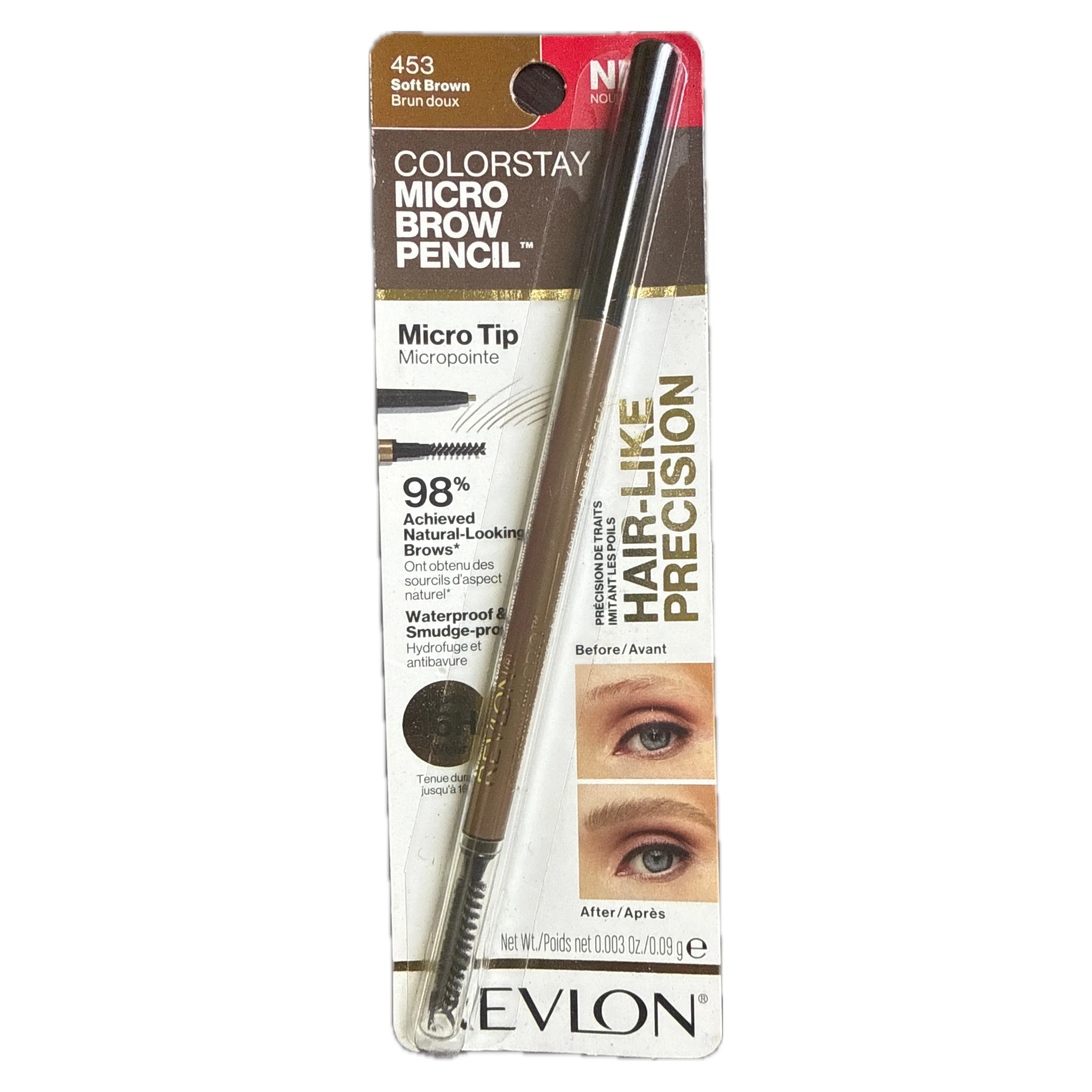 REVLON - COLORSTAY MICRO BROW PENCIL - 453 SOFT BROWN - Revlon PRODUCTO DE CEJA  - Comprar en Panama