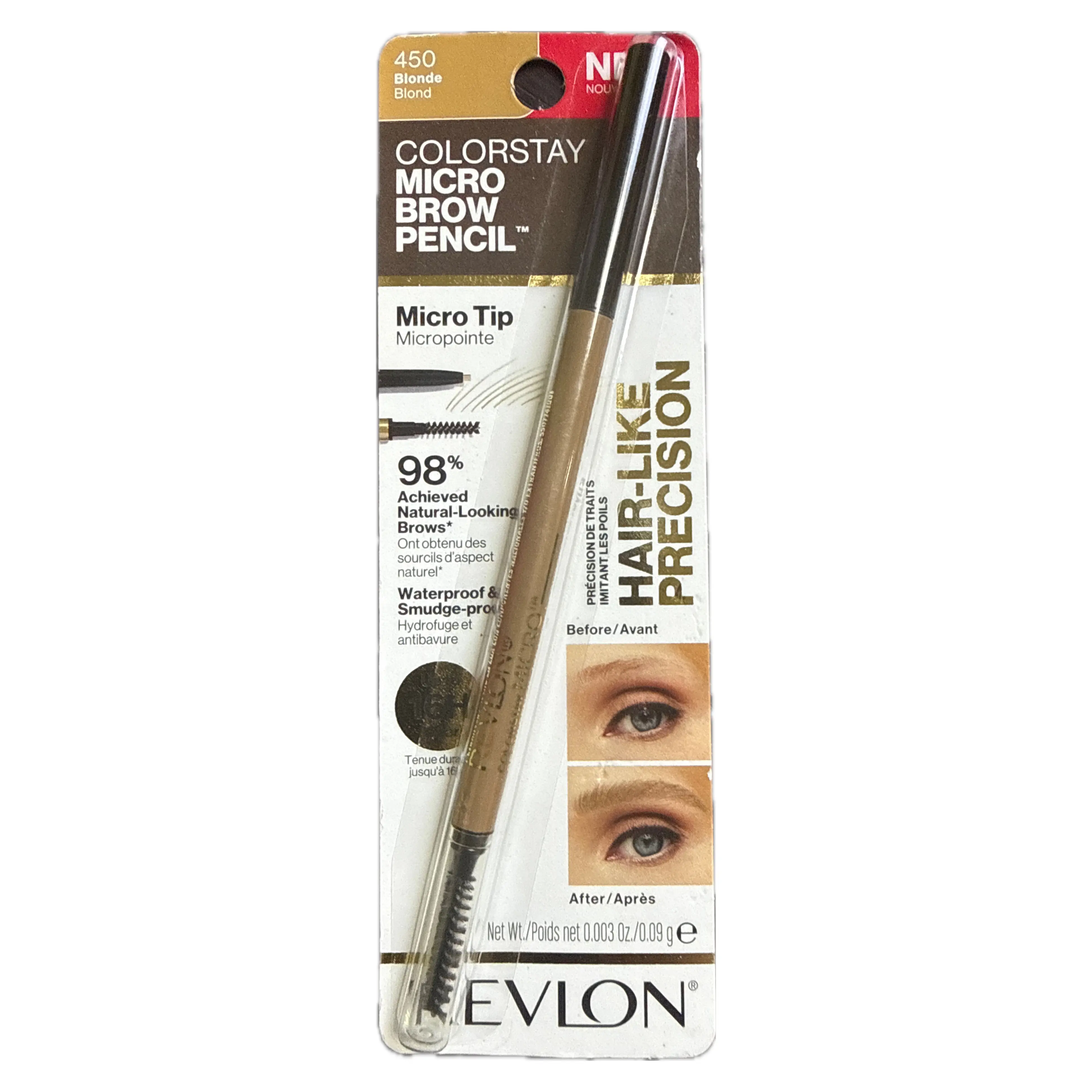 REVLON - COLORSTAY MICRO BROW PENCIL - 450 BLONDE - Revlon PRODUCTO DE CEJA  - Comprar en Panama