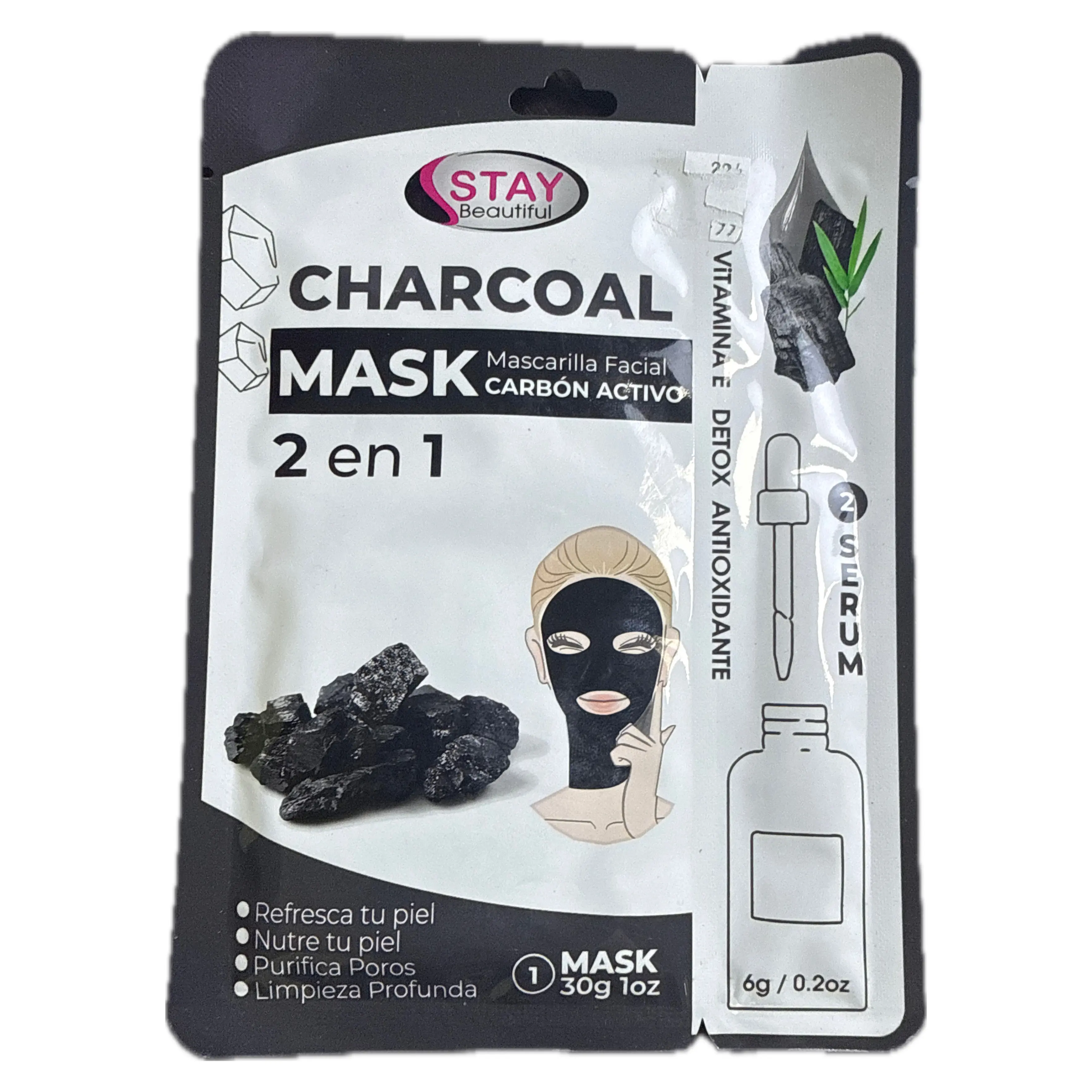 STAY BEAUTY - CHARCOAL MASK - STAY BEAUTIFUL PINTA UÑA  en Panama