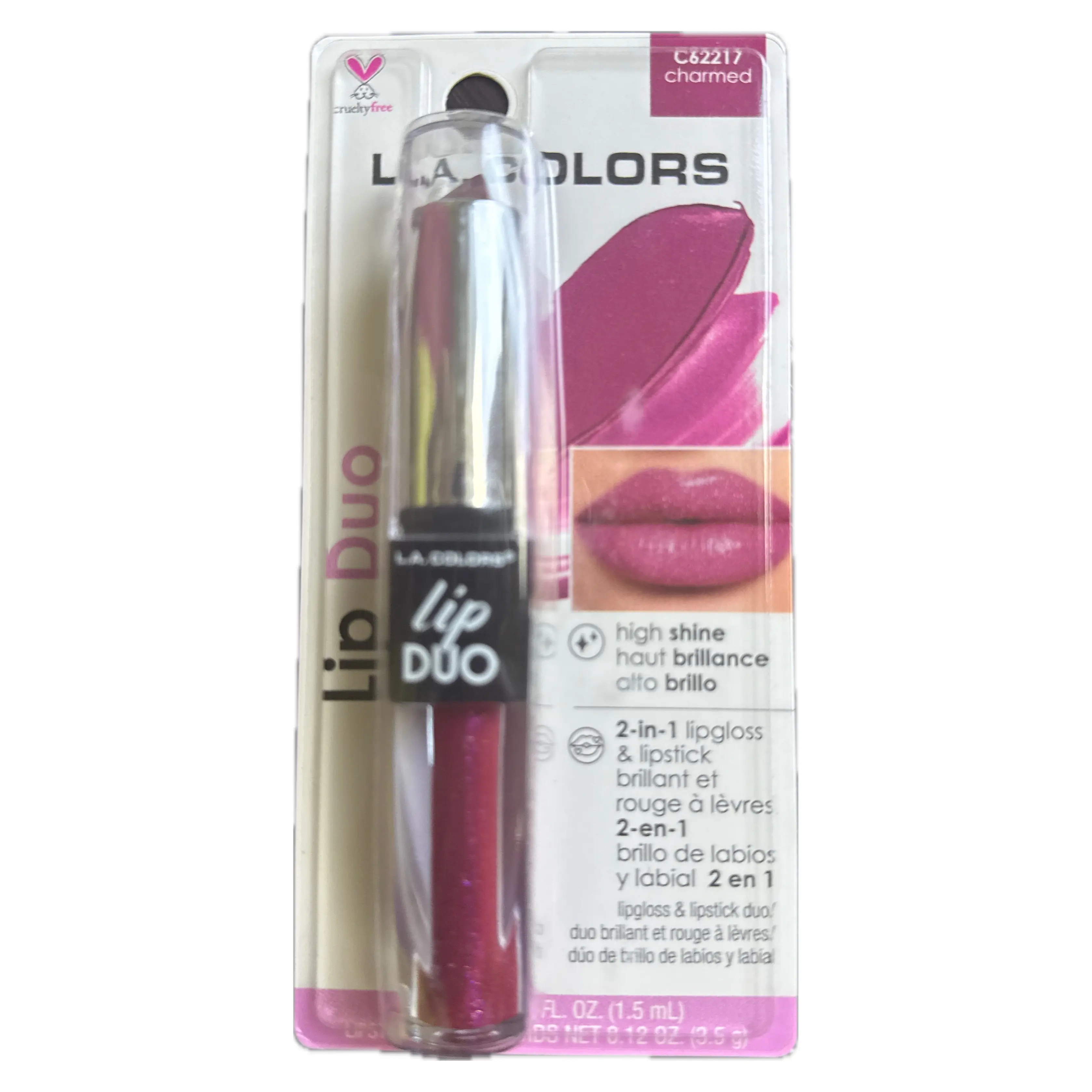 L.A. COLORS - LIP DUO - CHARMED