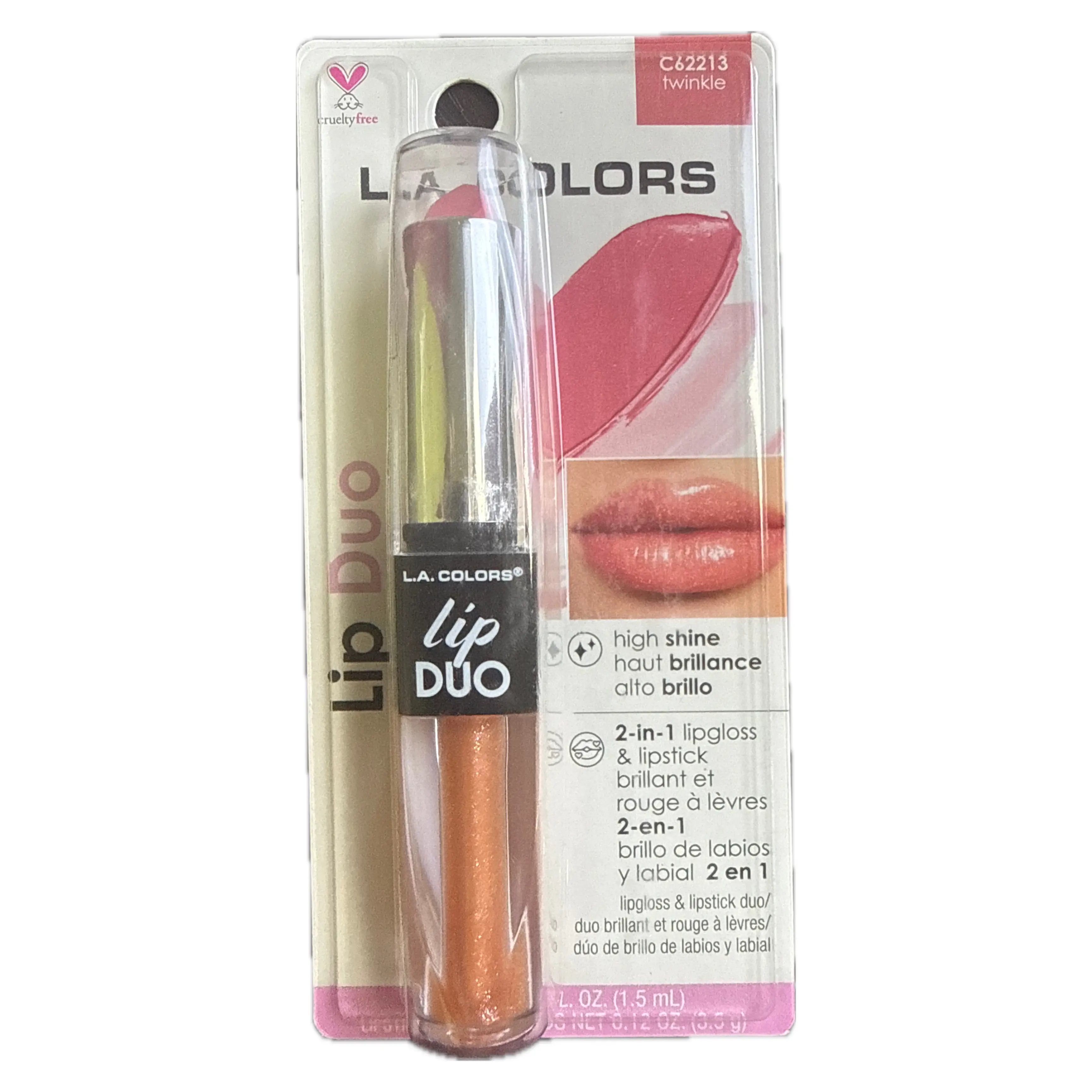 L.A. COLORS - LIP DUO - TWINKLE - L.A. COLORS LABIALES - Comprar en Panama