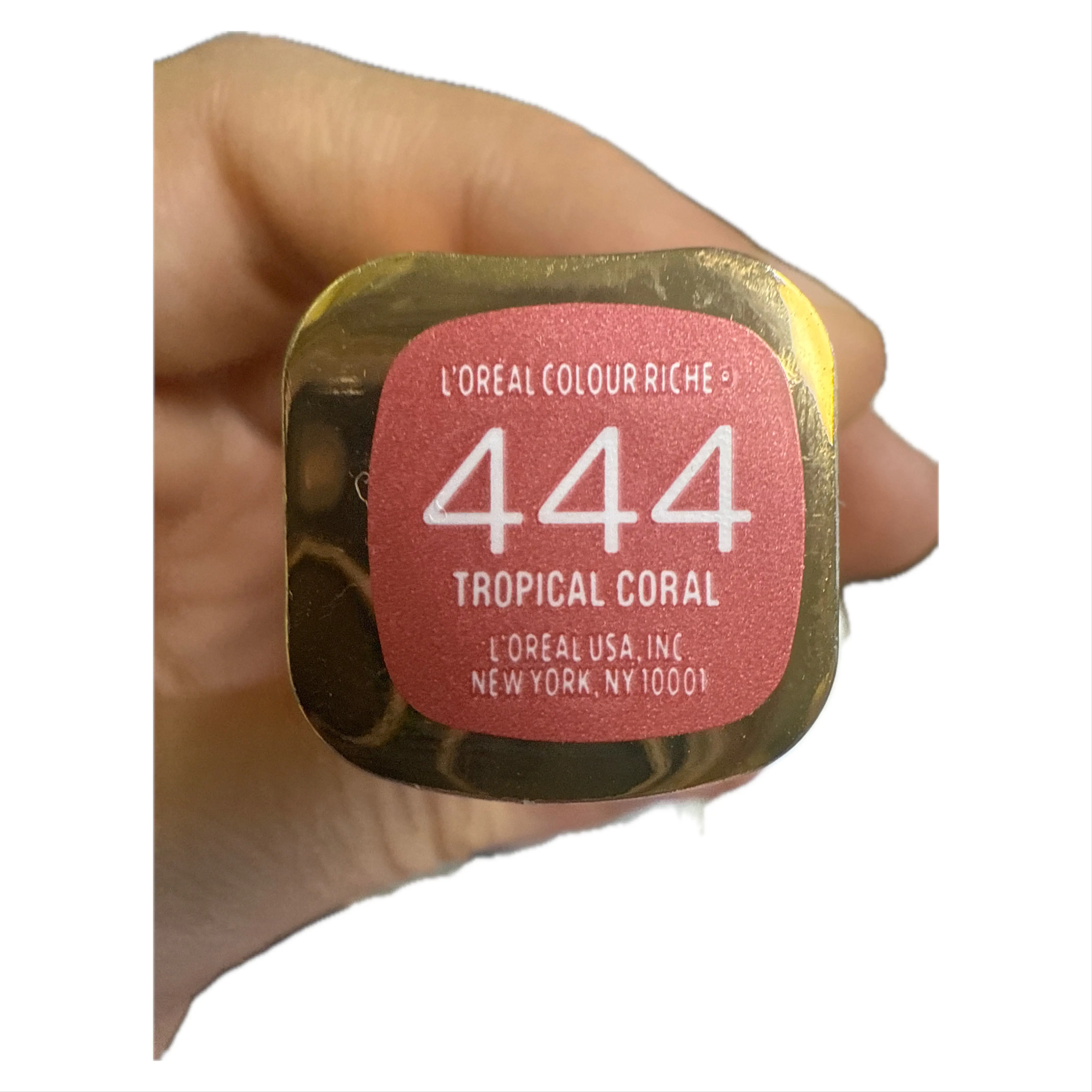 LOREAL COLOR  RICHER- 444 TROPICAL CORAL - LOREAL LABIALES en Panama