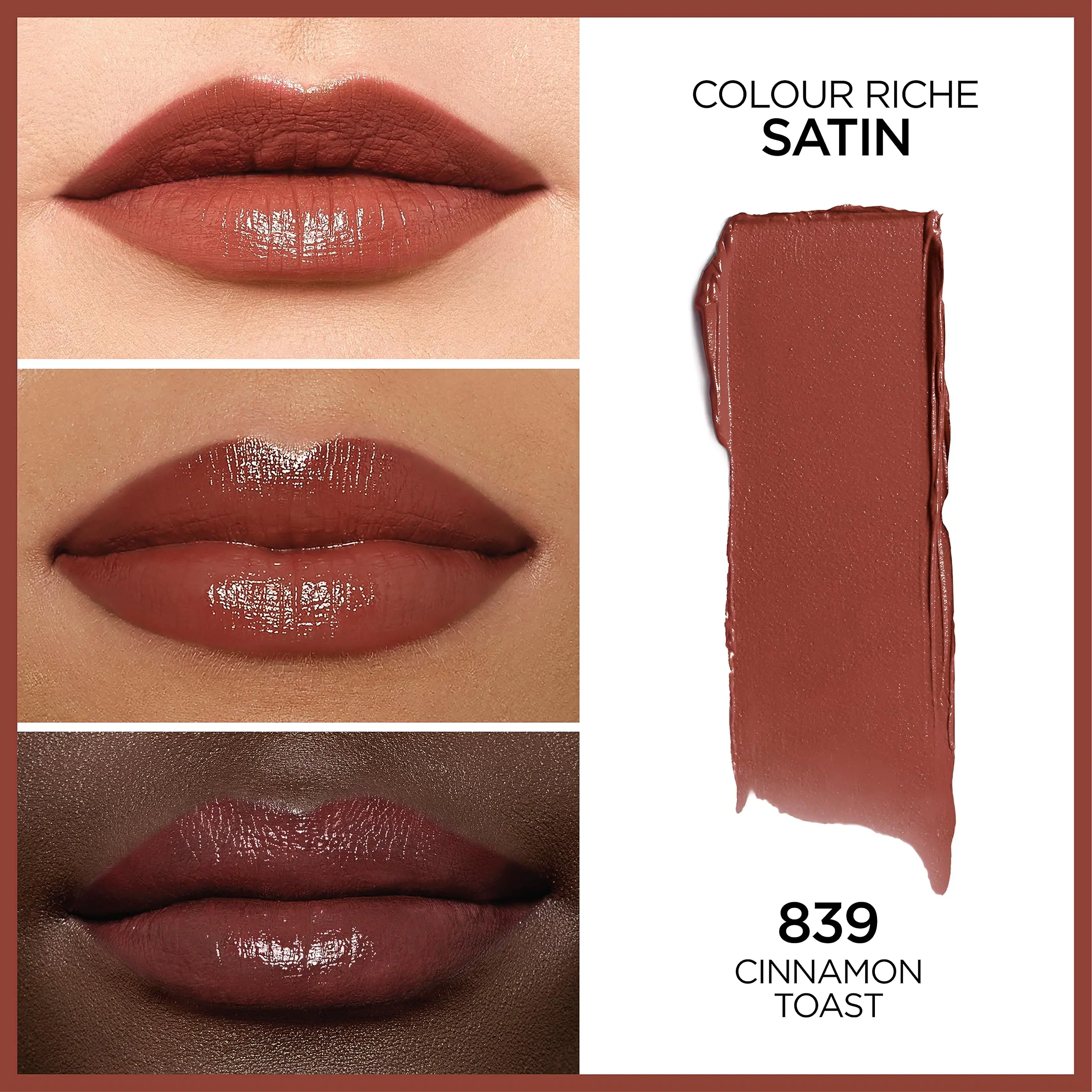 L’ORÉAL COLOR RICHE -839 CINAMON TOAST - LOREAL - vista adicional