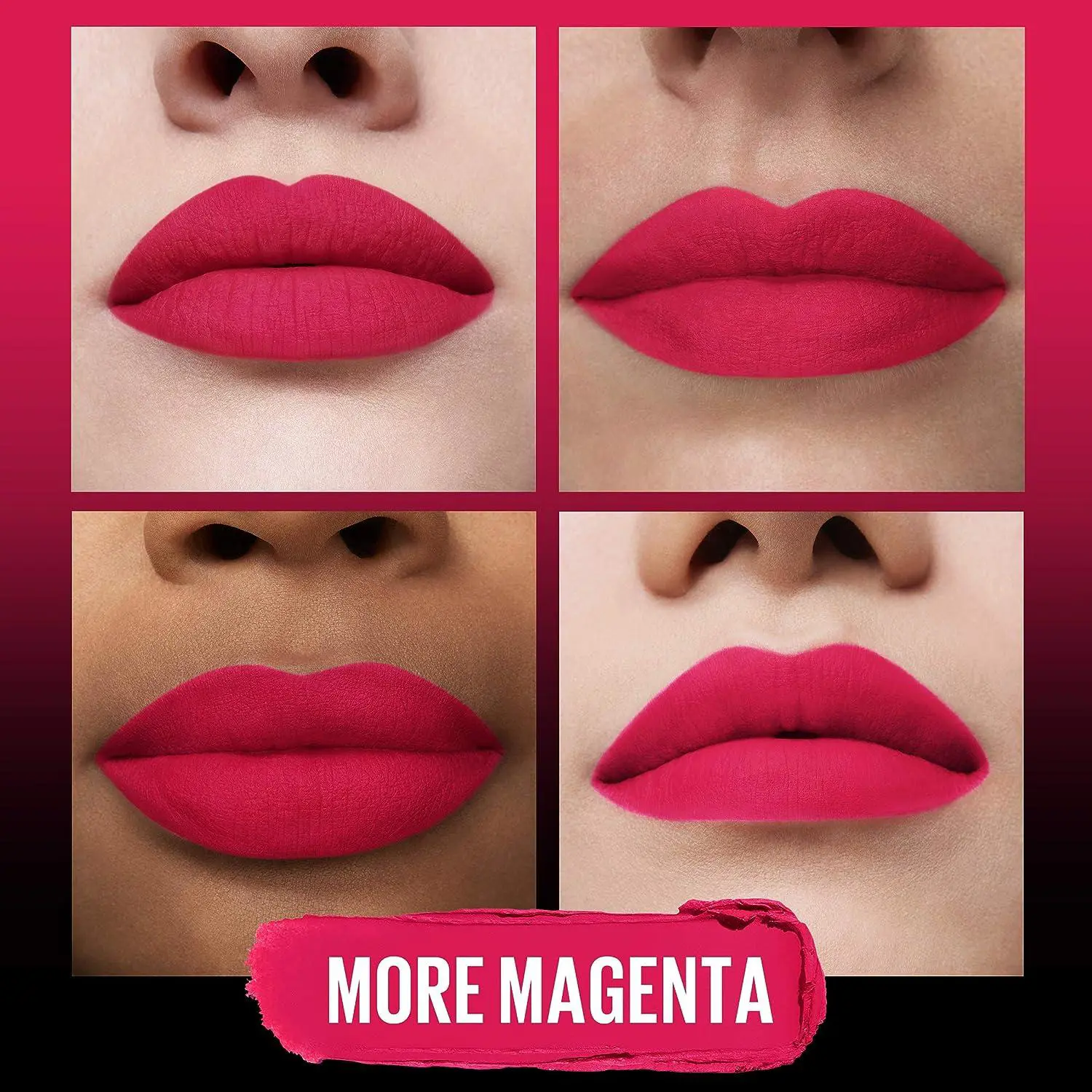 Maybelline Matte Ultimate - 399 MORE  MAGENTA - Maybelline - vista adicional