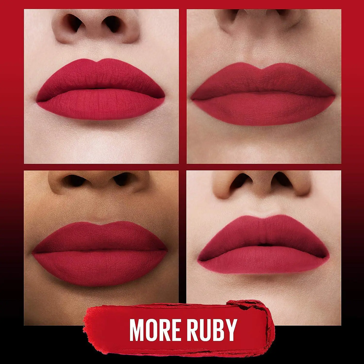 MAYBELLINE  MATTE - 199 MORE RUBY - MAYBELLINE - vista adicional