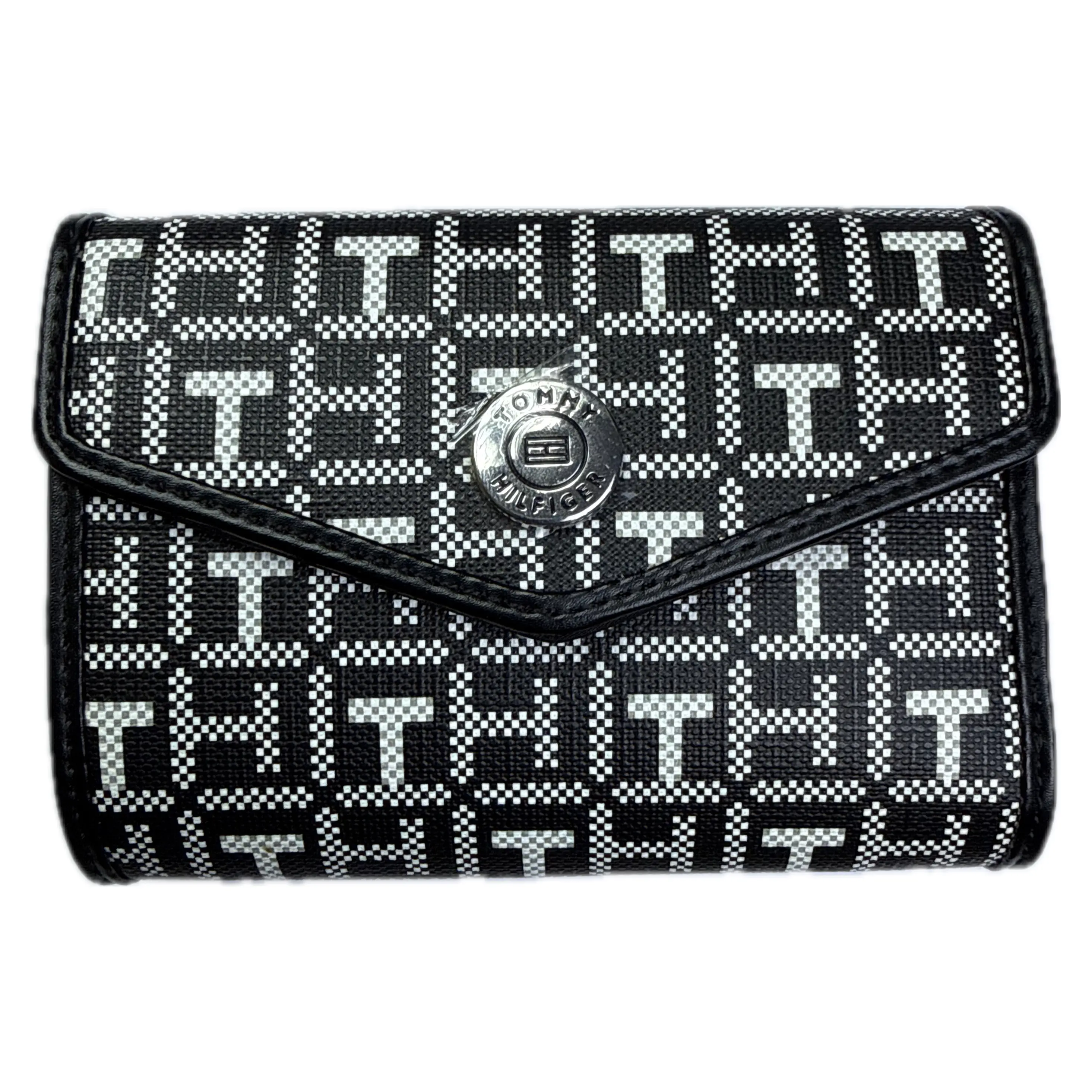 TOMMY HILFIGER - WALLET - NEGRO CON BLANCO - Tommy HIlfiger CCARTERAS - WALLETS - Comprar en Panama