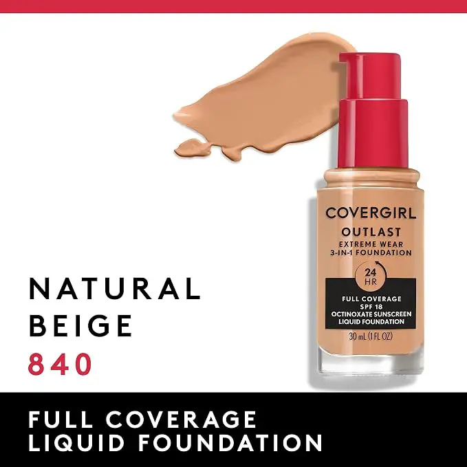 COVERGIRL - OUTLAST EXTREME WEAR – 845 Warm Beige - COVERGIRL - vista adicional