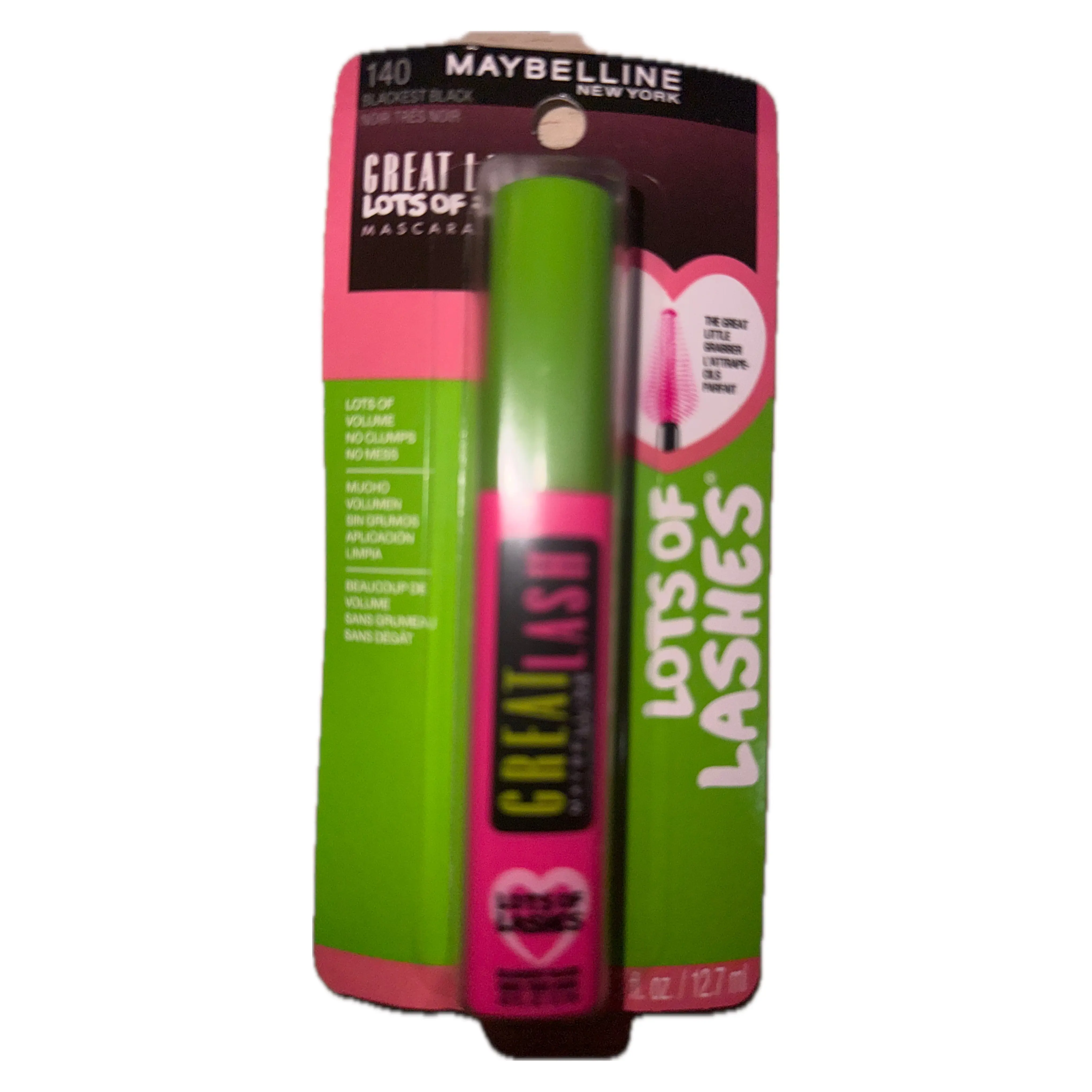 MAYBELLINE - GREAT LASH - 140 BLACKEST BLACK