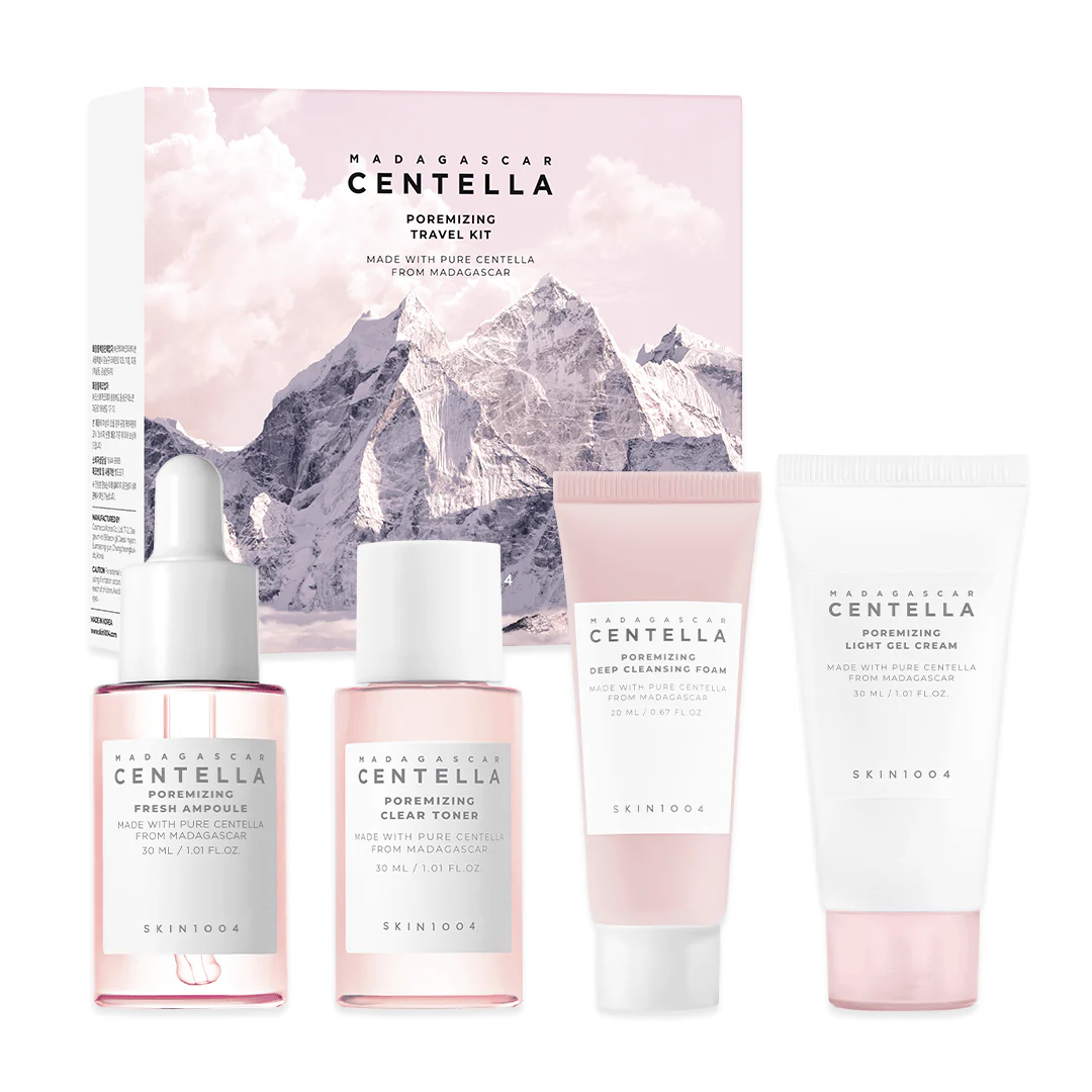 SKIN1004 Madagascar Centella Poremizing Travel Kit — Set Anti-Poros 4 Piezas - SKIN1004 K - SKIN CARE KOREANO  en Panama