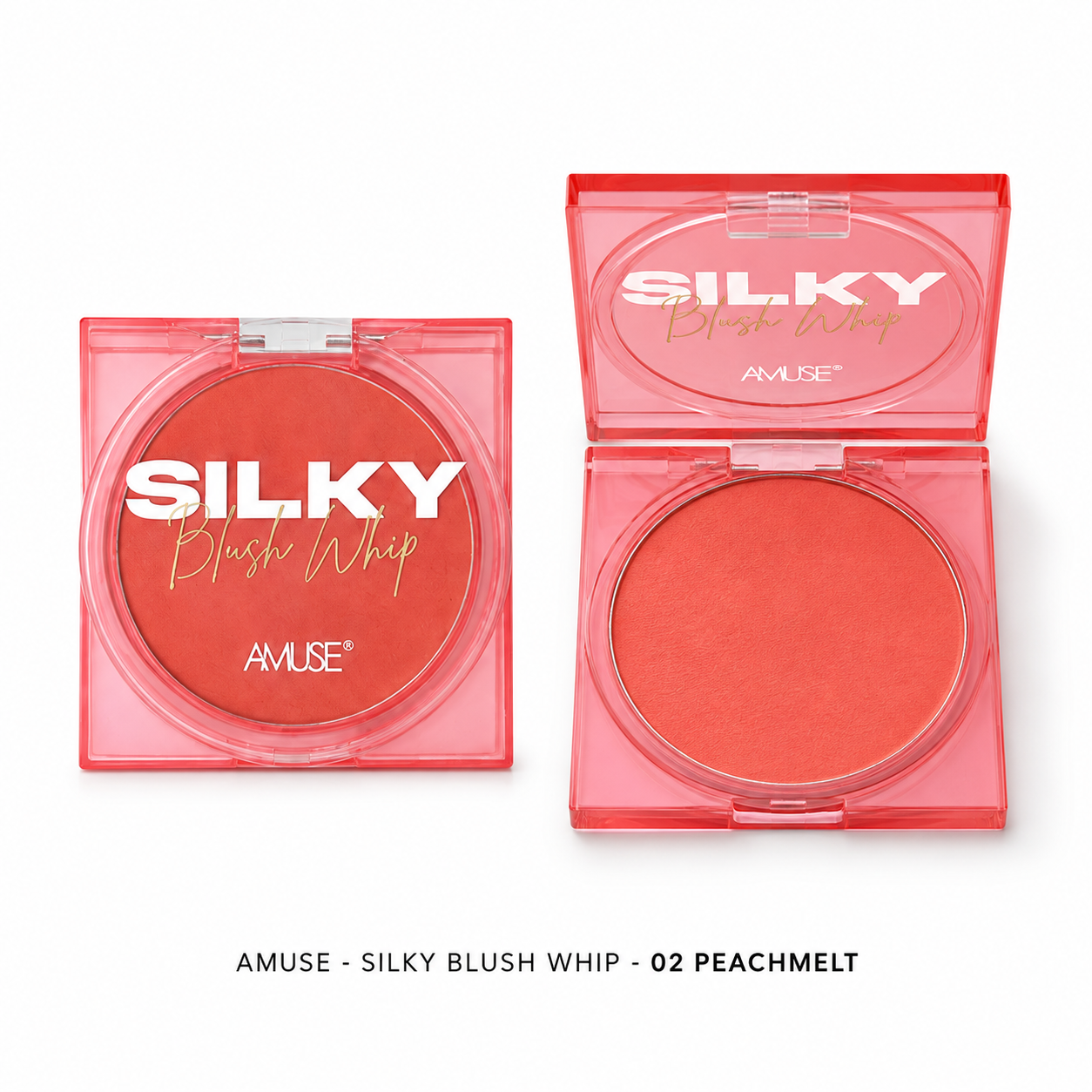 AMUSE - SILKY BLUSH WHIP - 02 PEACHMELT