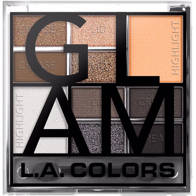 L.A COLORS PALLETE NUDE ROSE GLAM tono Glam Palette - L.A. COLORS SOMBRAS en Panama