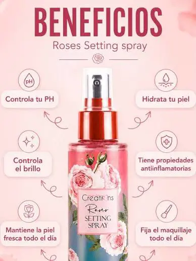 Beauty Creations Peony Setting Spray - BEAUTY CREATIONS - vista adicional