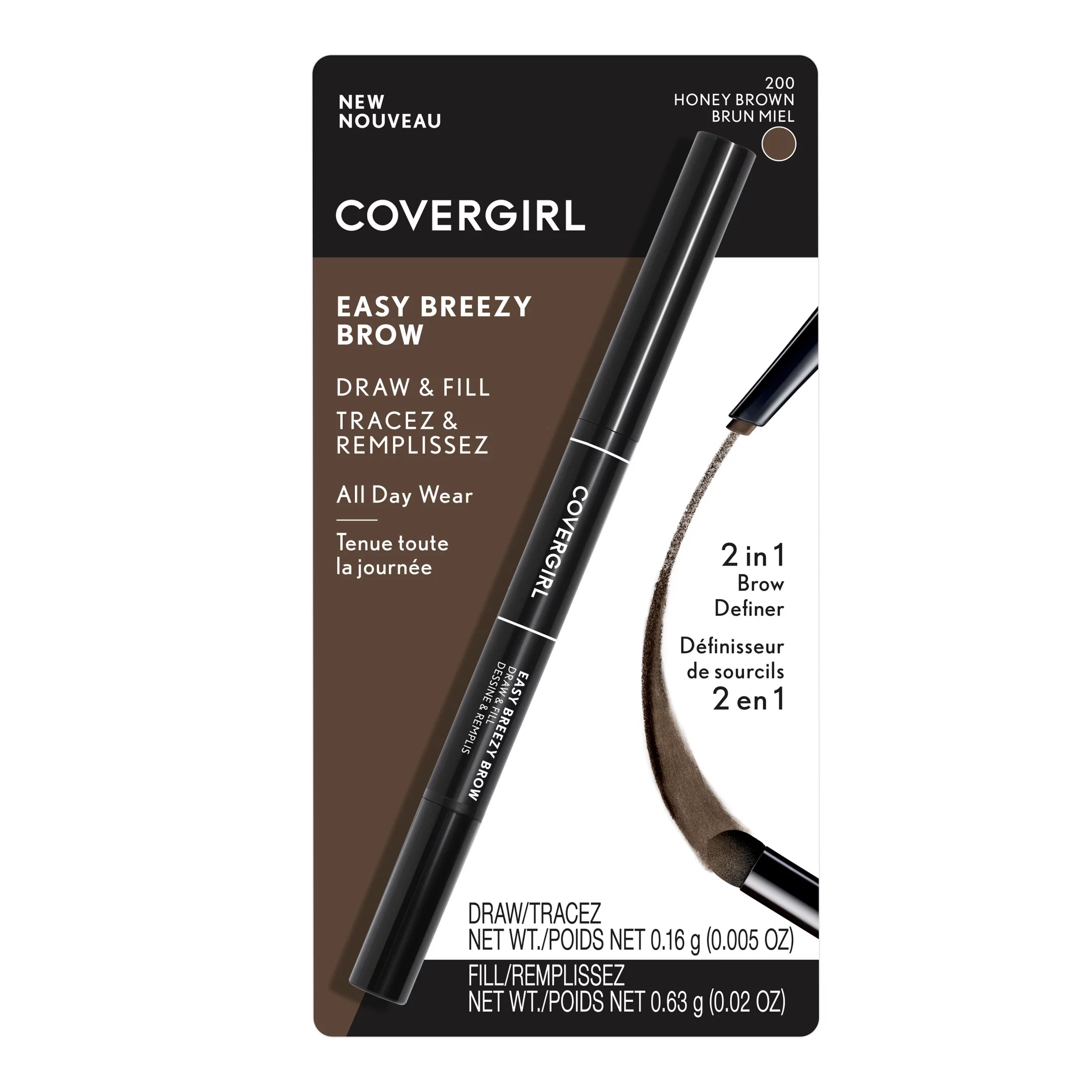 COVERGIRL-EASY BREEZY BROW-200 - HONEY BROWN