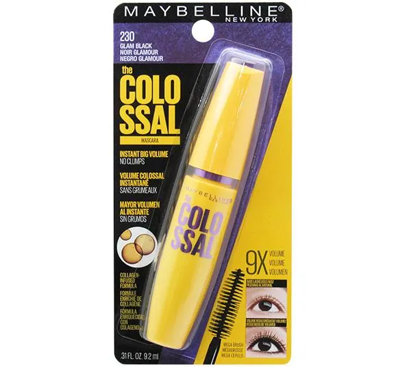 MAYBELLINE-THE COLOSSAL-230-GLAM  BLACK - MAYBELLINE MASCARA  - Comprar en Panama