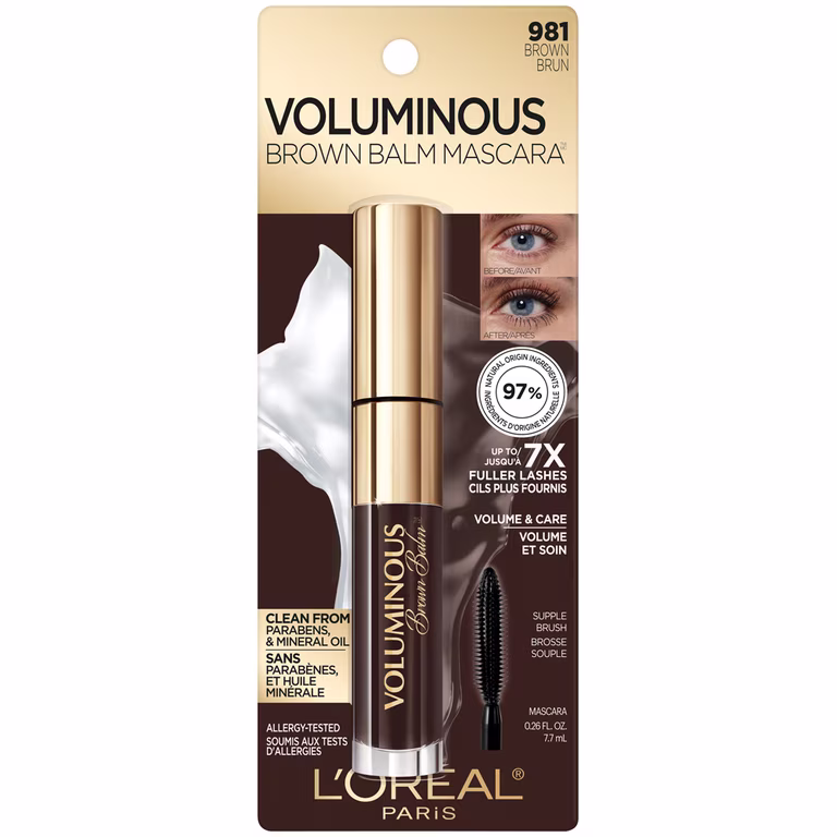 L'ORÉAL - VOLUMINOUS BROWN BALM MASCARA - 981 BROWN