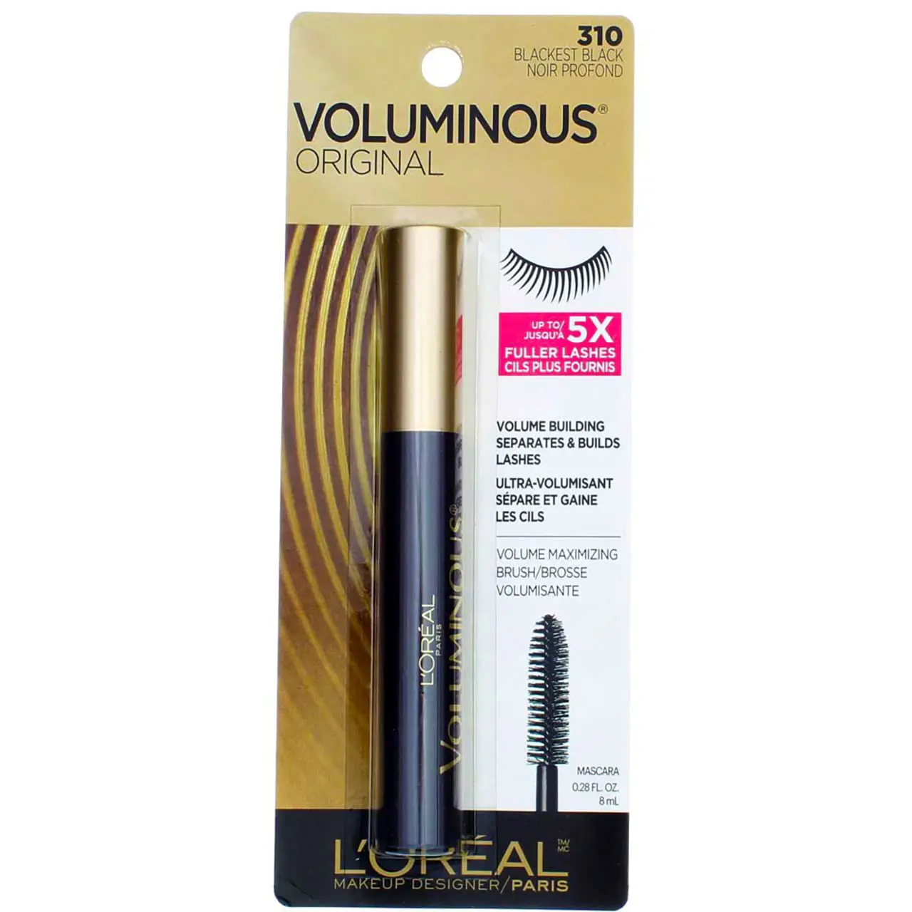 L'ORÉAL - VOLUMINOUS ORIGINAL MASCARA - 315 BLACK BROWN