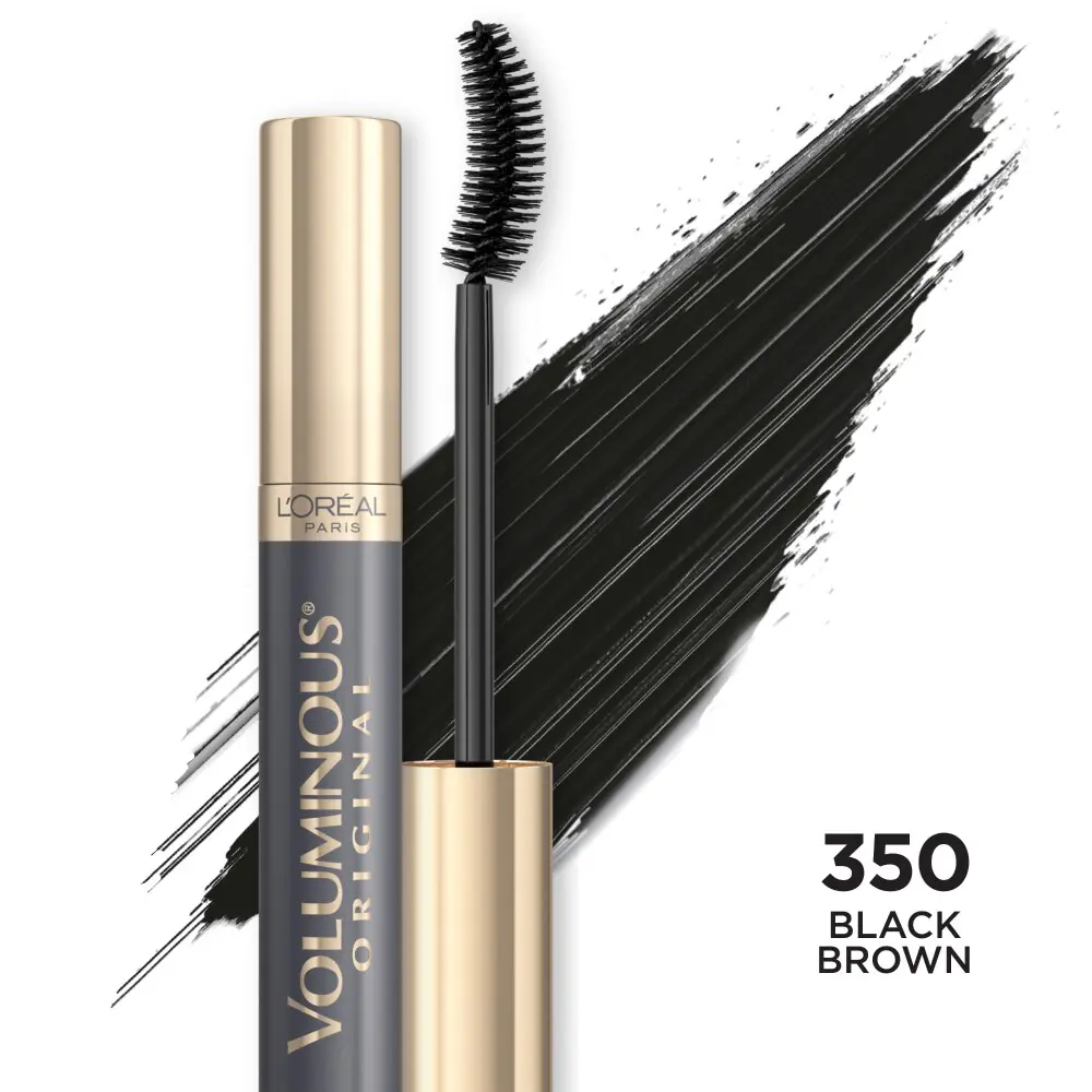 MASCARA LOREAL VOLUMINOUS CURVED 350 BLACK BROWN - LOREAL - vista adicional
