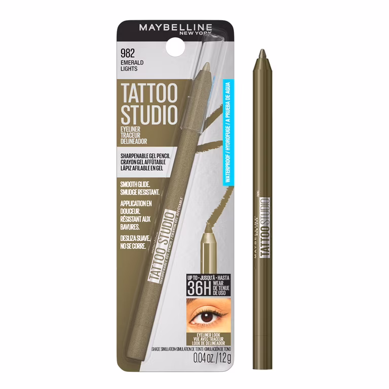 MAYBELLINE - TATTO STUDIO EYELINER - 982 EMERALD LIGHTS - Maybelline DELINEADOR DE OJO  - Comprar en Panama