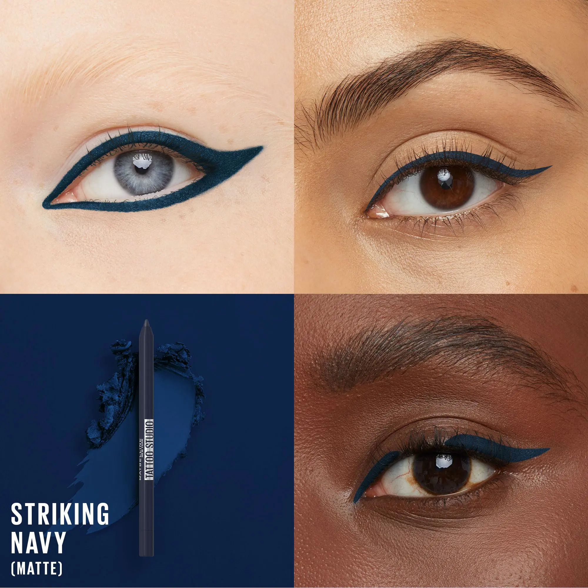 MAYBELLINE - TATTO STUDIO EYELINER - 920 STRIKING NAVY - MAYBELLINE - vista adicional