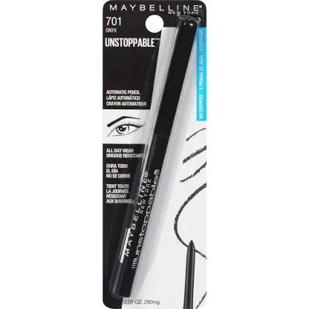 MAYBELLINE - UNSTOPPABLE AUTOMATIC PENCIL - 701 ONYX