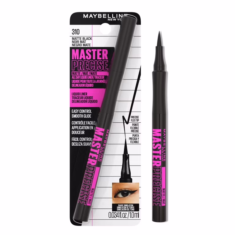 MAYBELLINE - MASTER PRECISE - 310 MATTE BLACK - MAYBELLINE DELINEADOR DE OJO  - Comprar en Panama
