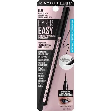 MAYBELLINE - HYPER EASY EYELINER - 800 PITCH BLACK - MAYBELLINE DELINEADOR DE OJO  - Comprar en Panama