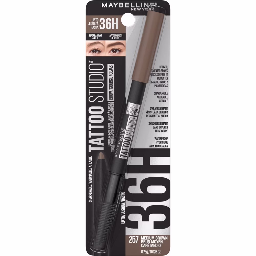 MAYBELLINE - BROW TATTO STUDIO - 257 MEDIUM BROWN