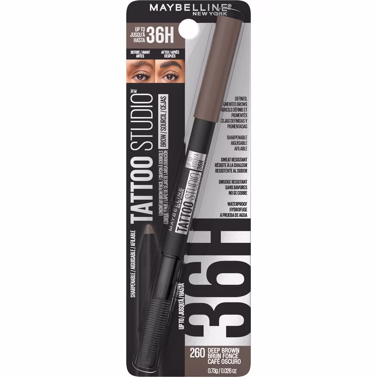 MAYBELLINE - BROW TATTO STUDIO - 260 DEEP BROWN