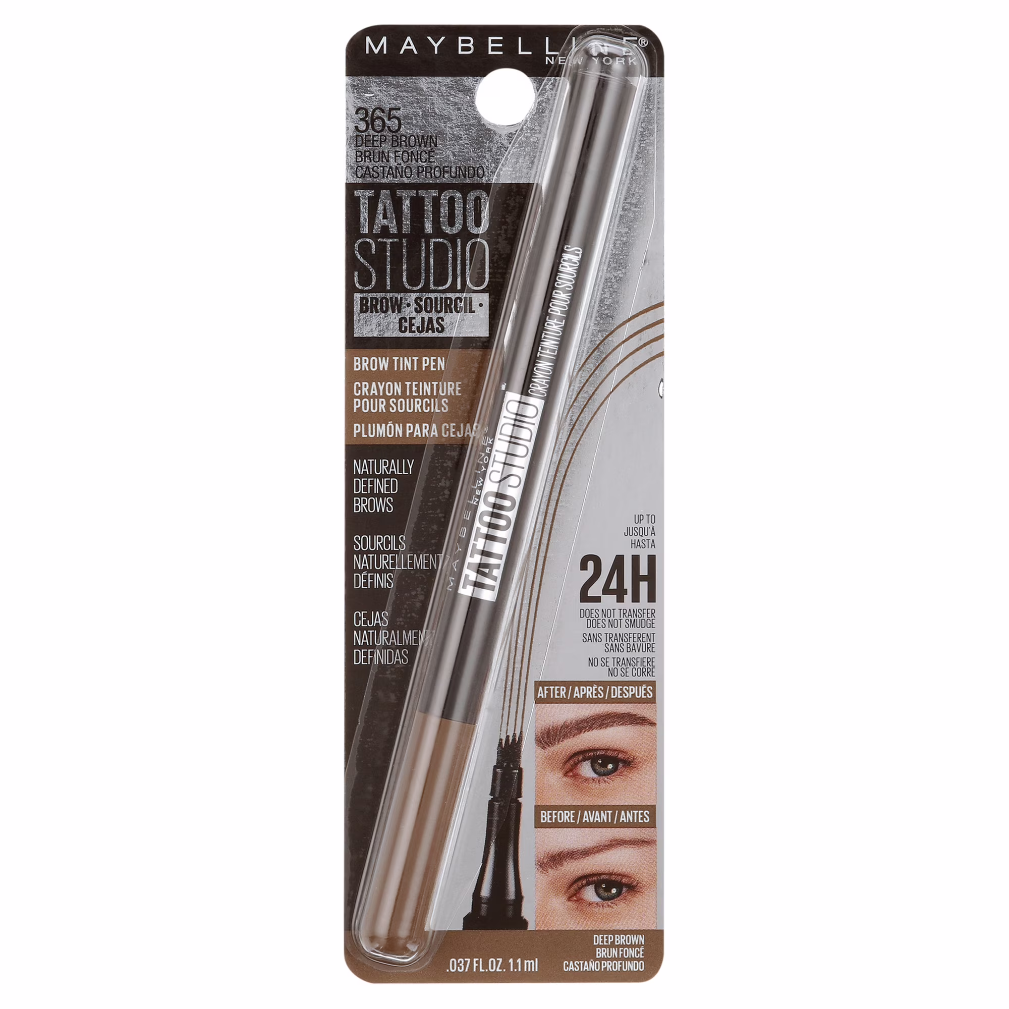 MAYBELLINE - TATTO STUDIO - 365 DEEP BROWN - MAYBELLINE PRODUCTO DE CEJA  - Comprar en Panama