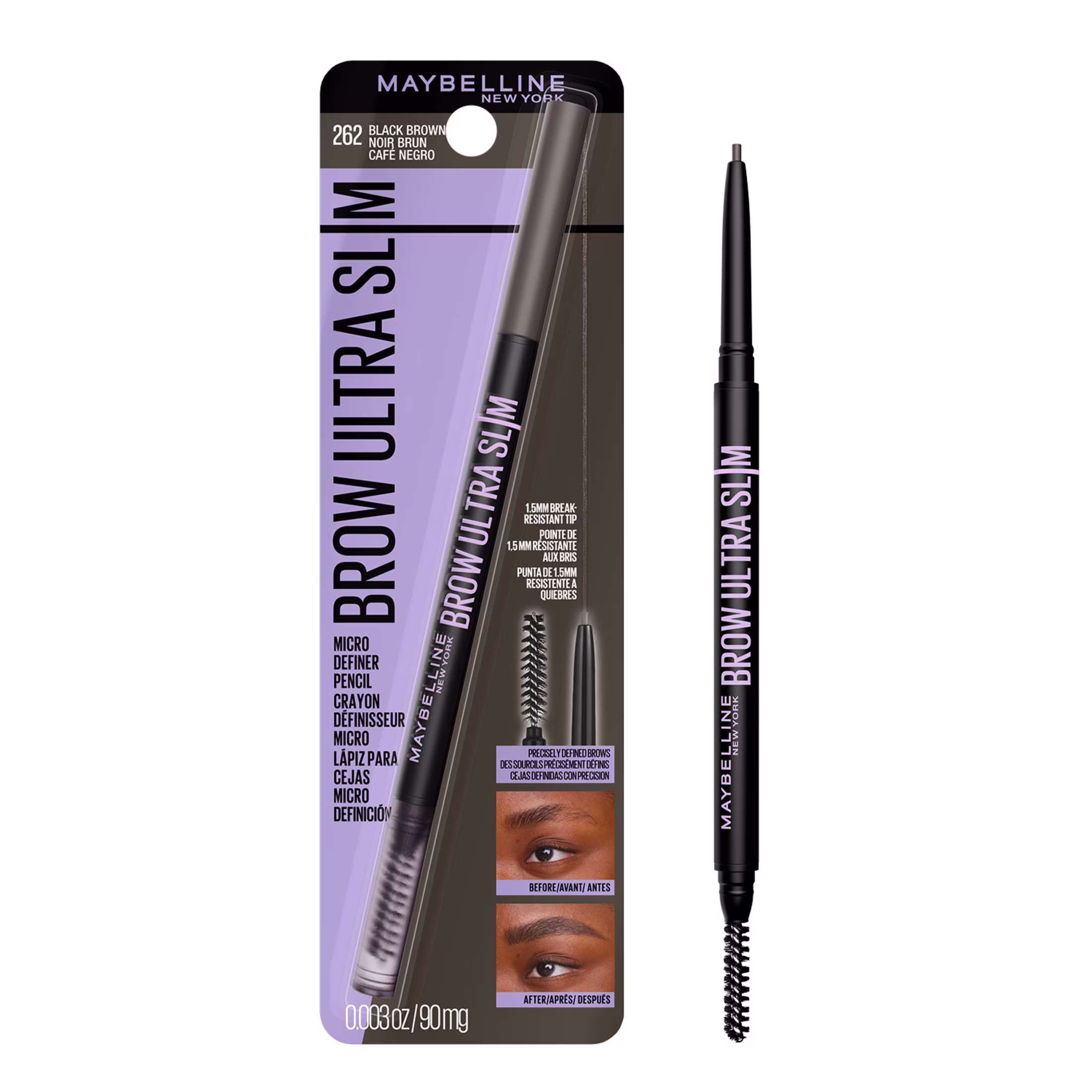 MAYBELLINE - XPRESS BROW - ULTRA SLIN PENCIL - 262 BLACK BROWN